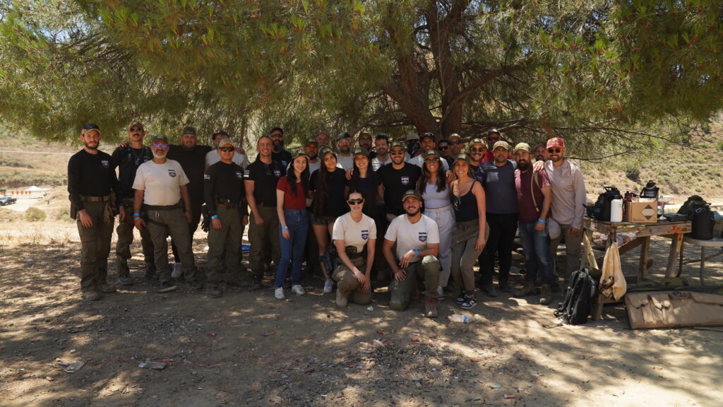 Magen Am group at the range.